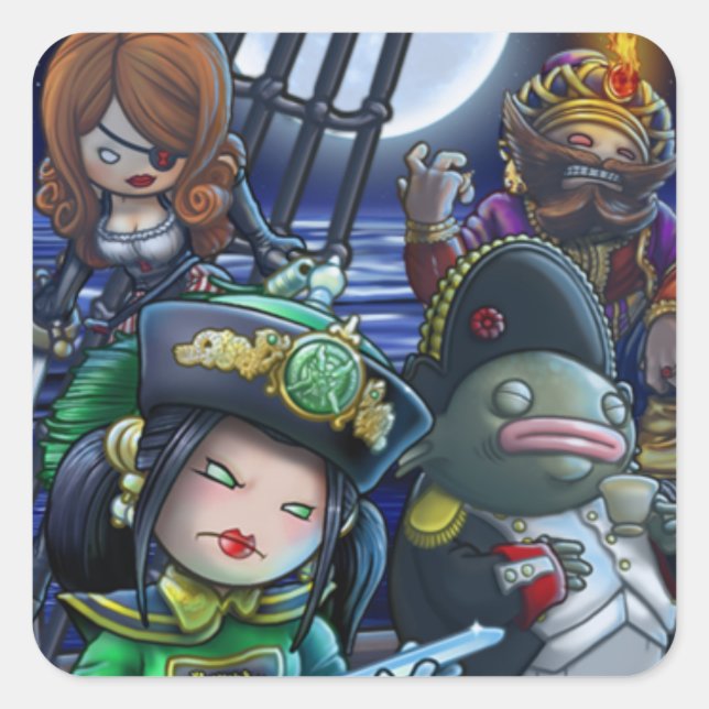 Pegatinas Brigand King (Anverso)