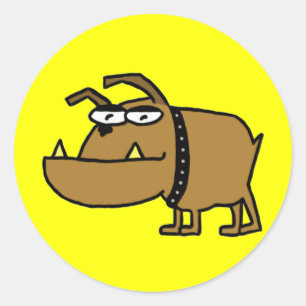 Pegatinas Bulldog personalizado