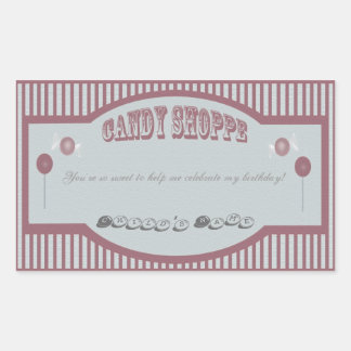 Pegatinas Candy Shoppe - Rojo