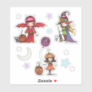 Pegatinas caprichosas de Halloween Molly Harrison