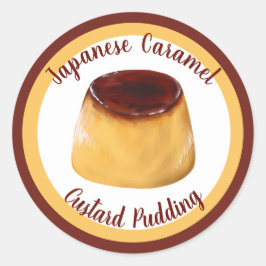 Pegatinas Caramel Custard Pudding