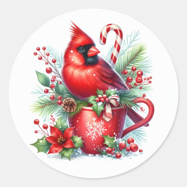 Pegatinas cardinales (Anverso)