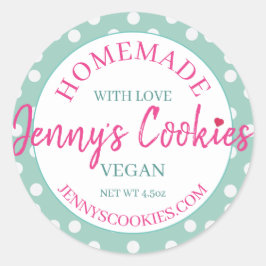 Pegatinas caseros con amor Jennys Cookies Design2