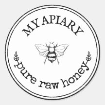 Pegatinas caseros de la casa de campo Bumblebee Ro