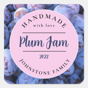 Pegatinas caseros de Plum Jam