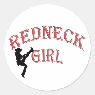 Pegatinas Chicas de Redneck