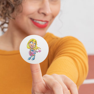 Pegatinas Chicas de rock