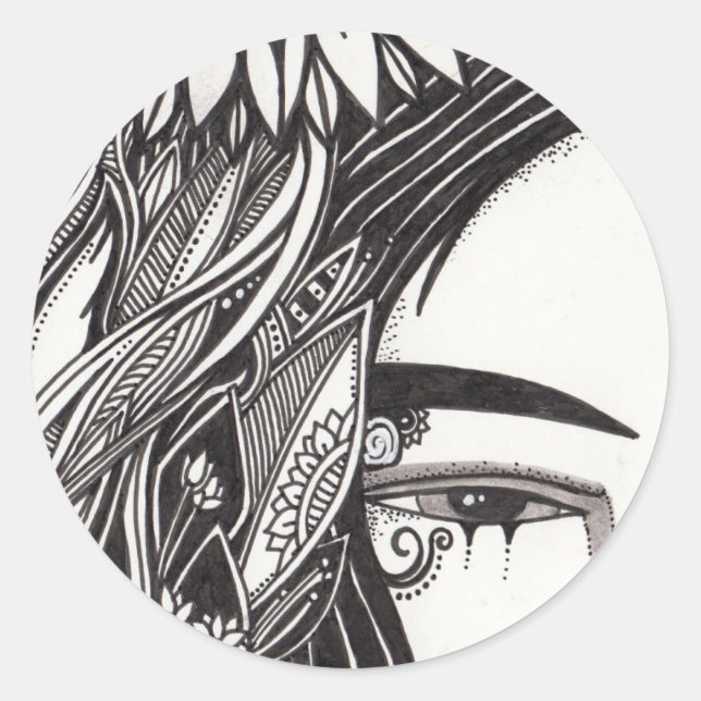 Pegatinas Chicas góticos (Anverso)