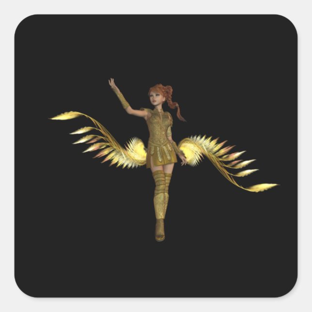 Pegatinas Chicas guerreros (Anverso)