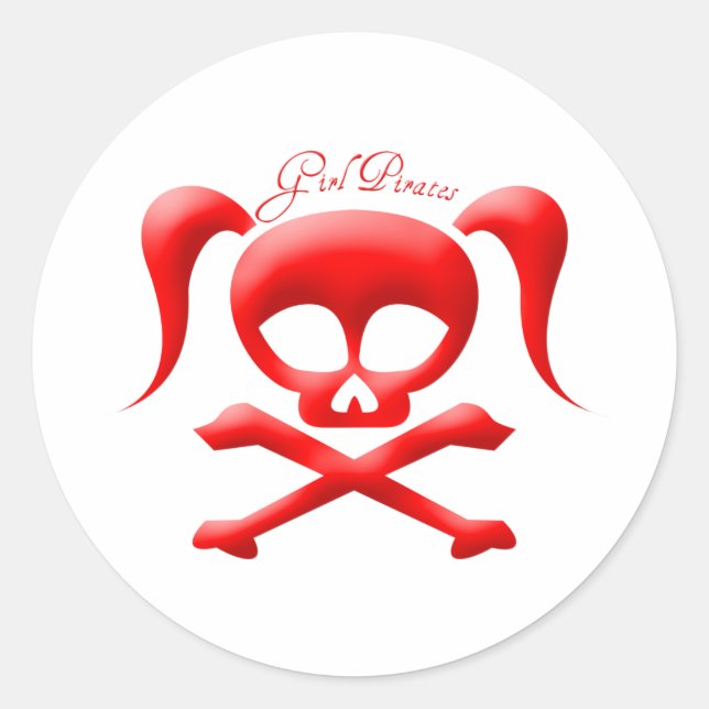 Pegatinas chicas Pirates (Anverso)
