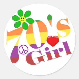 pegatinas Chicas Retro de los años 70