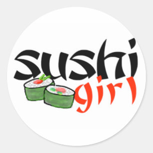 Pegatinas Chicas sushi