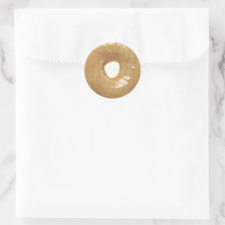 Pegatinas clásicos de Novedad de donut glaseados