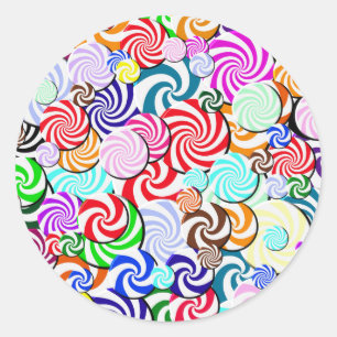 Pegatinas - collage del caramelo