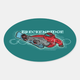 pegatinas compartidos de snowboard en Breckenridge