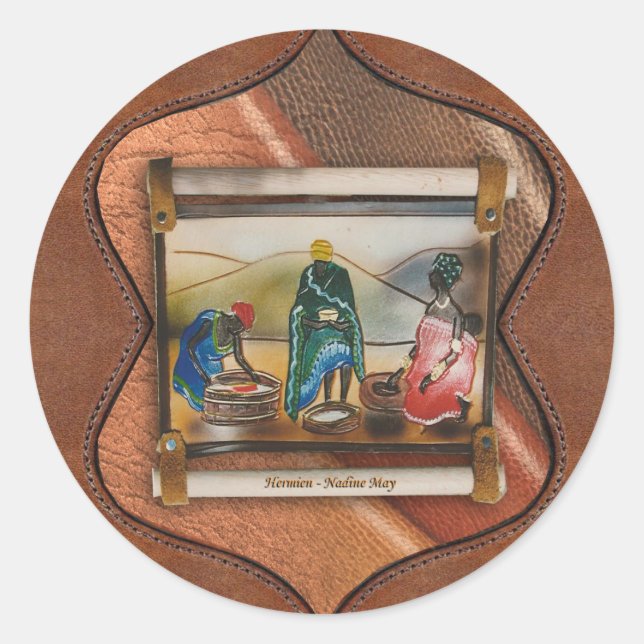 Pegatinas con aspecto de cuero (Anverso)