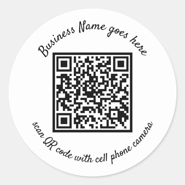 Pegatinas con código QR (Anverso)