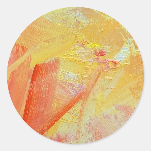 Pegatinas con diseño de sol radiante (Anverso)