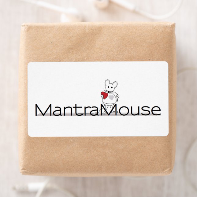 Pegatinas con el logotipo de MantraMouse® (In situ)