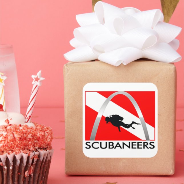 Pegatinas con el logotipo de Scubaneers (Fiesta)