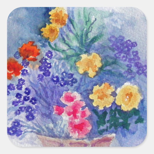 PEGATINAS CON FLORES (Anverso)