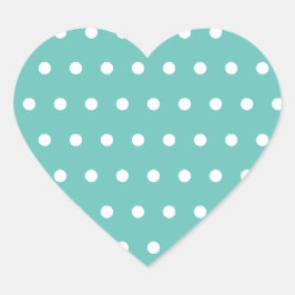 Pegatinas con forma de corazón de Punto Polka (Aqu
