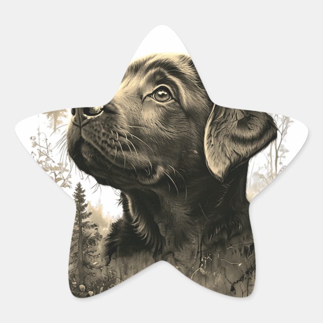 Pegatinas con forma de estrella (Anverso)