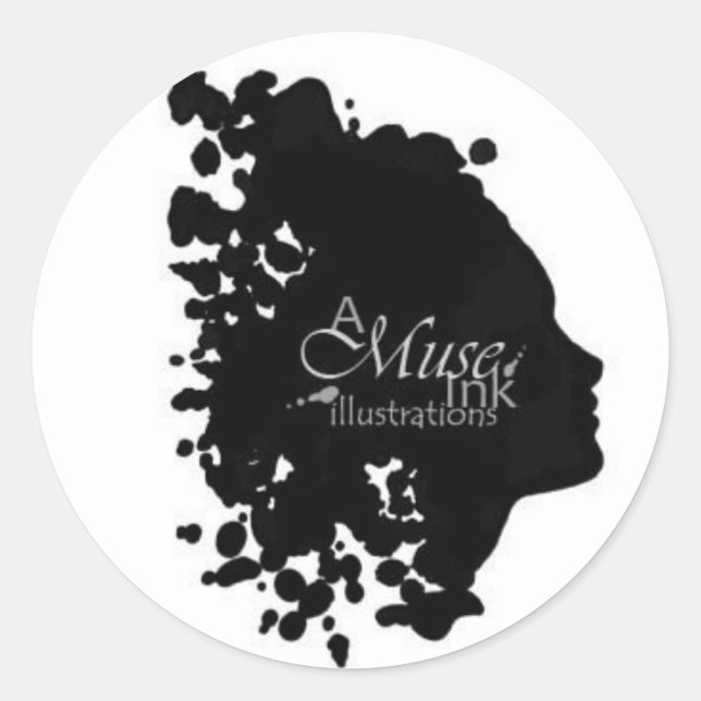 Pegatinas con logotipo A-Muse (Anverso)