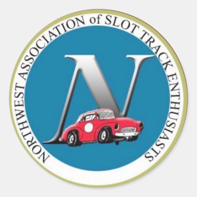 Pegatinas con logotipo de N.A.S.T.E. (Anverso)