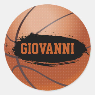 Pegatinas con nombre de baloncesto Giovanni