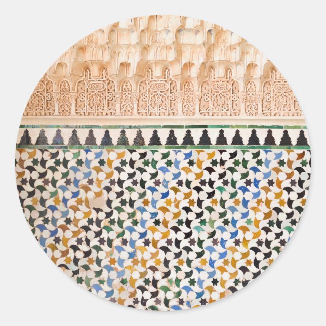 Pegatinas con patrones árabes (Anverso)