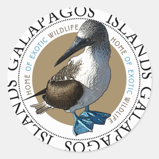 Pegatinas con pies azules (Anverso)