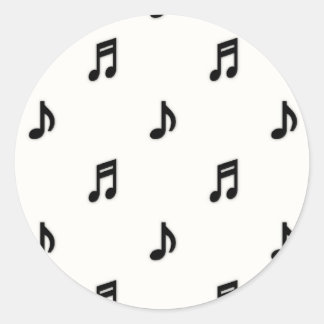 Pegatinas con temas musicales : Black Music Notes