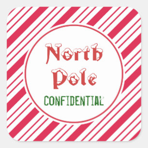 Pegatinas confidenciales del Polo Norte