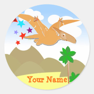 Pegatinas conocidos de Pteranodon del dinosaurio