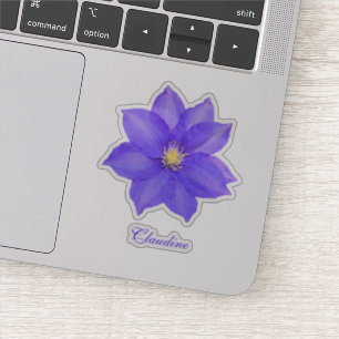Pegatinas Contour Purple Clematis Vinyl