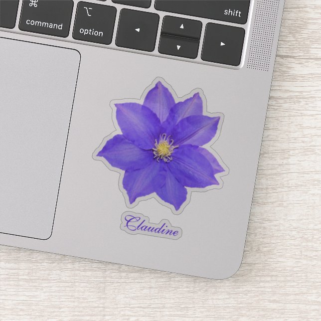 Pegatinas Contour Purple Clematis Vinyl (Detalle)