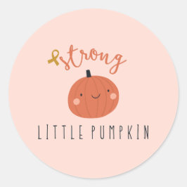 pegatinas contra el cáncer infantil con calabaza f