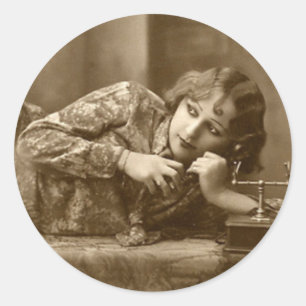 Pegatinas coquetos del chica del Pin-Para arriba