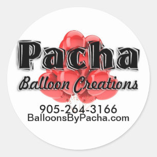 Pegatinas corporativos redondos