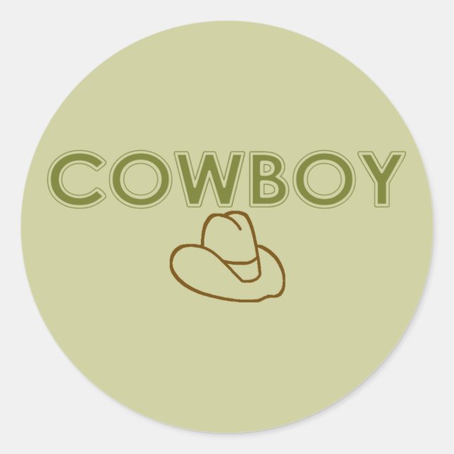 Pegatinas Cowboy (Anverso)