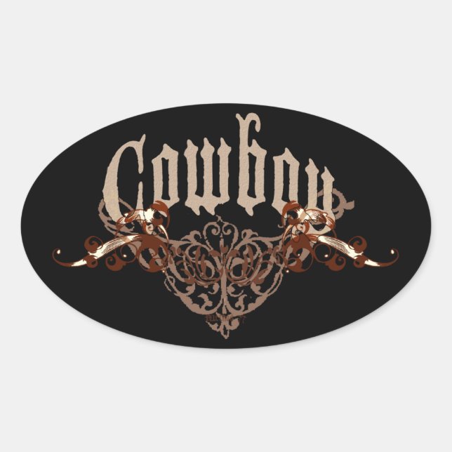 Pegatinas Cowboy (Anverso)