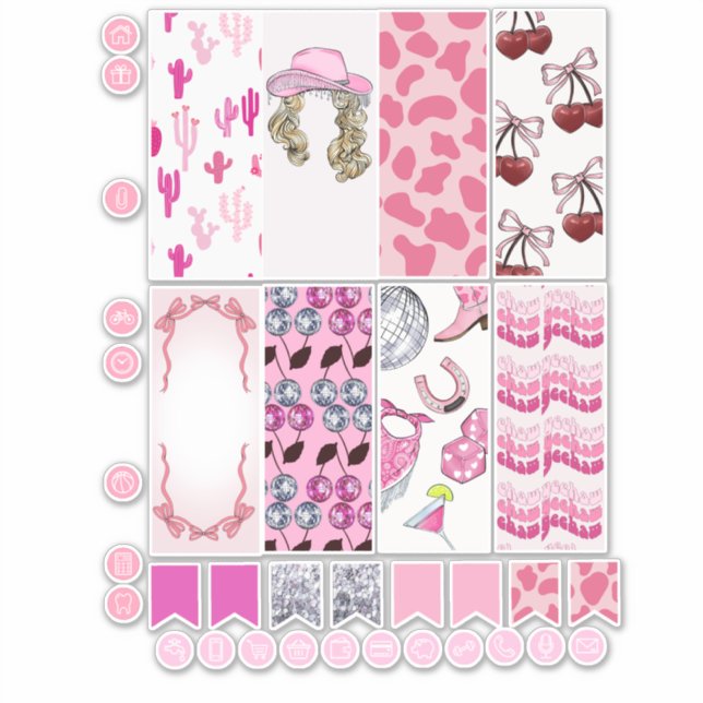PEGATINAS COWGIRL PLANNER (Anverso)