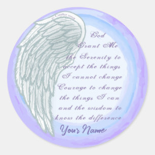 Pegatinas cristianos de la oración de la serenidad