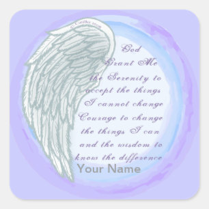 Pegatinas cristianos de la oración de la serenidad