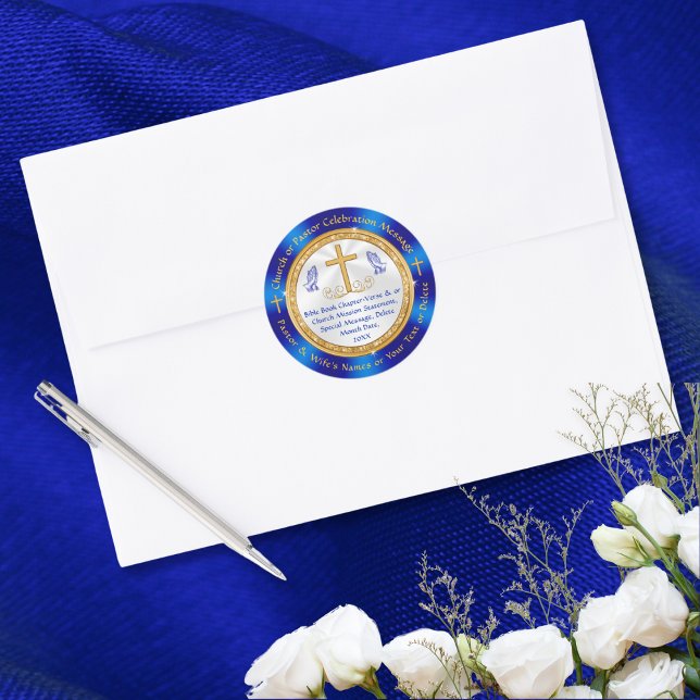 Pegatinas cristianos para Sellos para sobres, favo (Christian Envelope Stickers. Church stickers for envelopes. Personalized Envelope Seals, Stickers.)