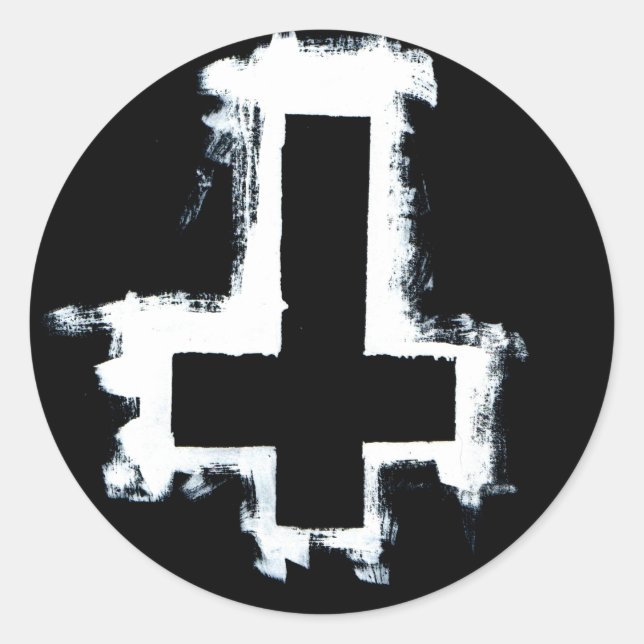 Pegatinas cruzados invertidos, Hoja de Seis. (Anverso)