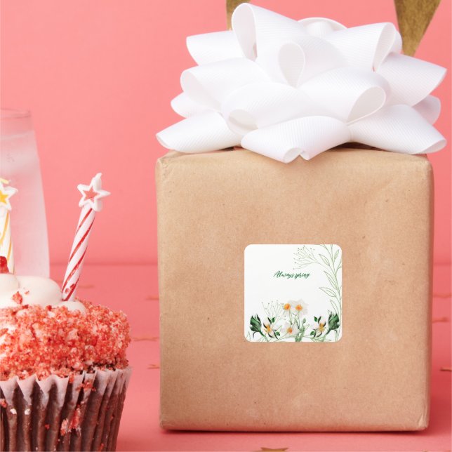 Pegatinas cuadrados (Fiesta)