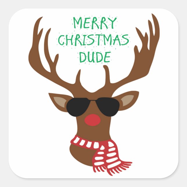 Pegatinas cuadrados, brillante (Anverso)