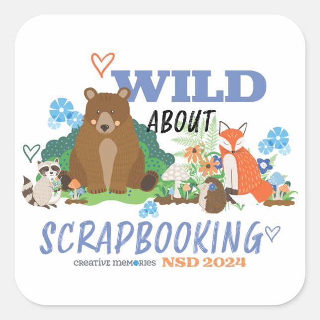 Pegatinas cuadrados NSD 2024 (Anverso)